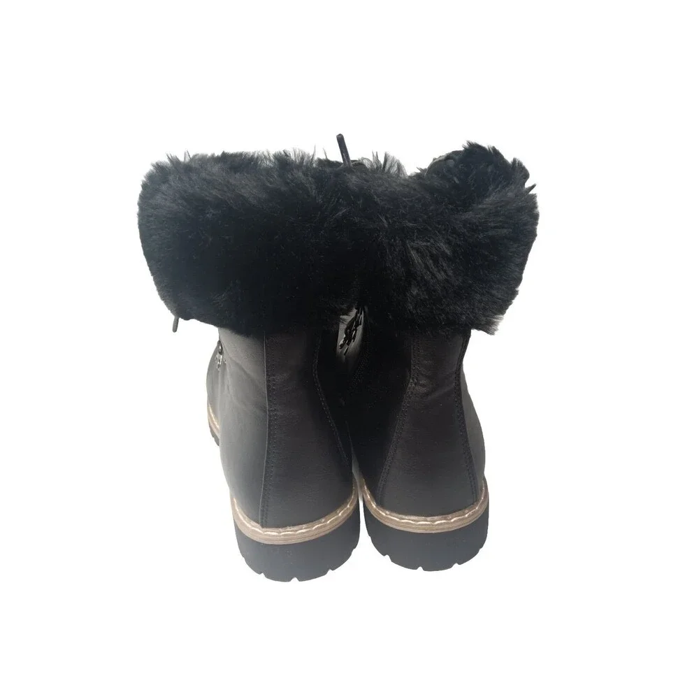 Catherine Malandrino Hershey Combat Boots Womens Size 10 Black
